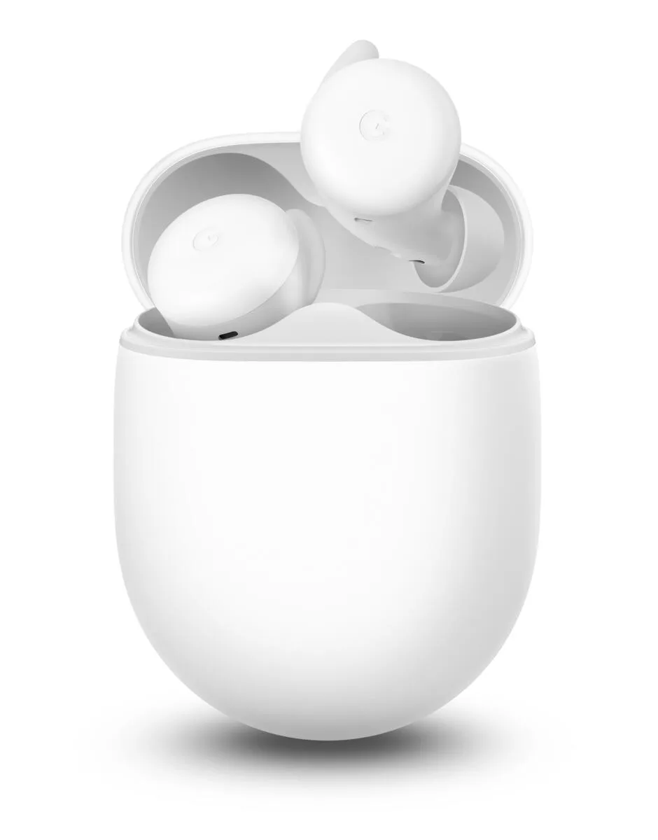 Google Pixel Buds A-Series · Clearly White