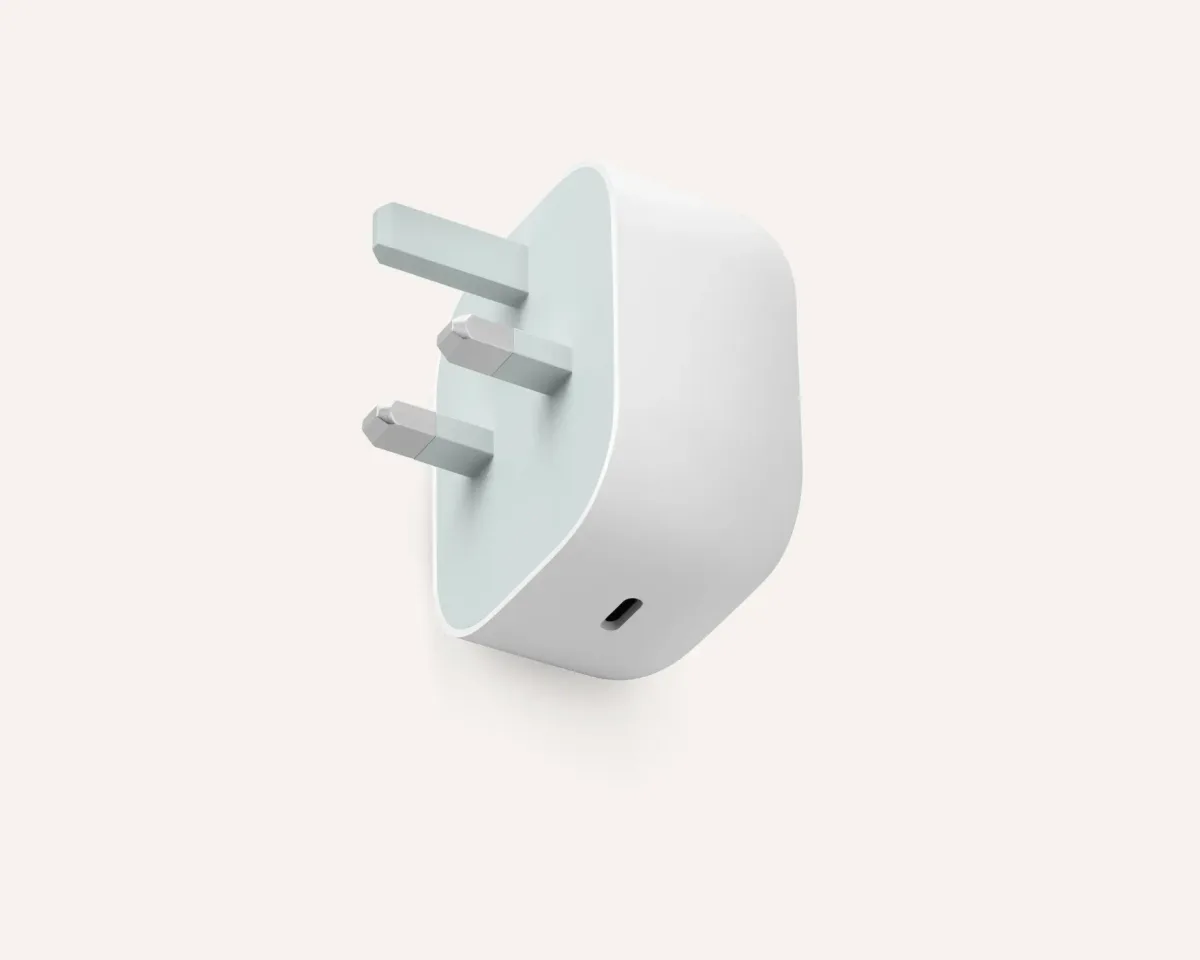 Google 45W USB-C Power Charger — UK, Snow · Snow