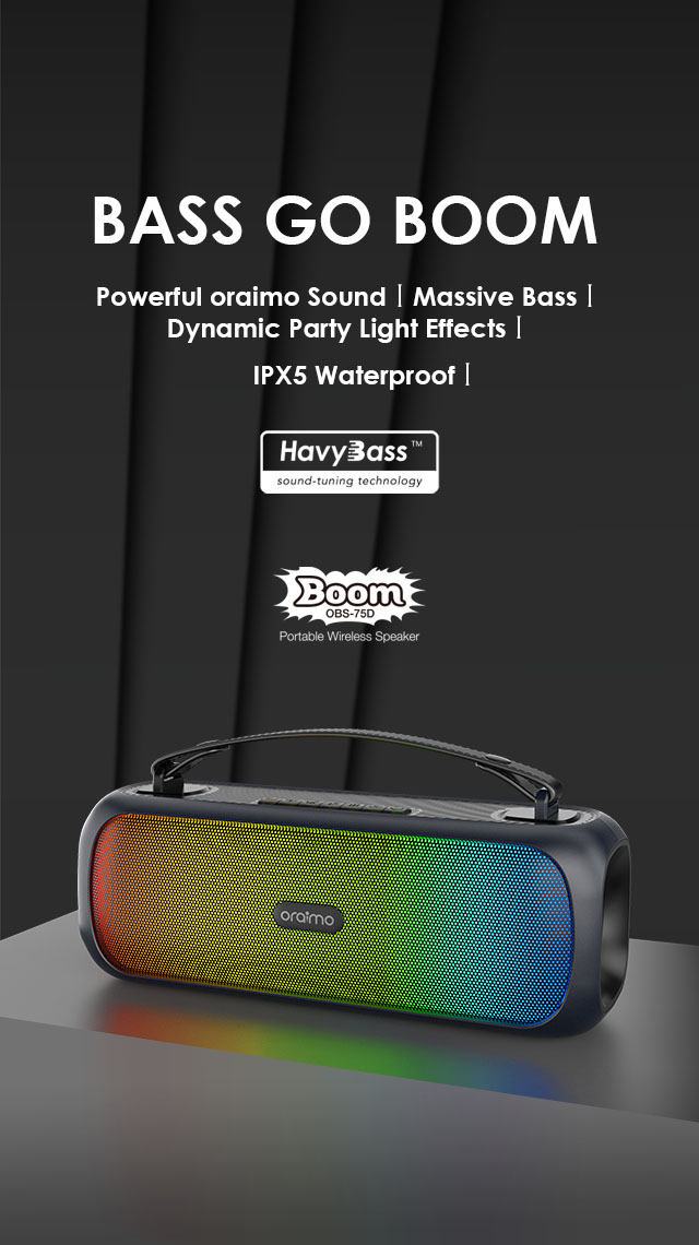 oraimo Boom · Black