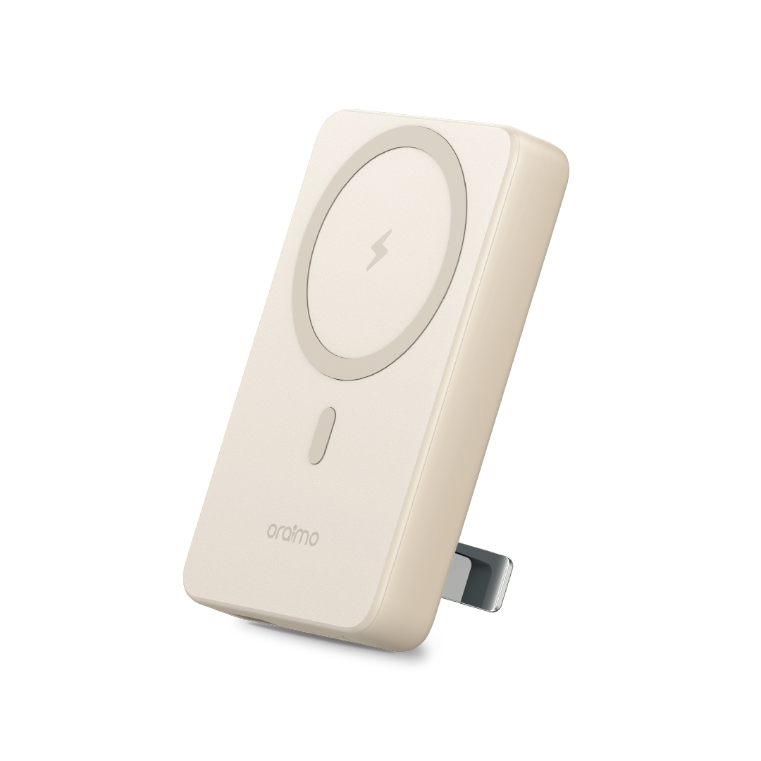 oraimo MagPower 15 10000mAh Wireless Power Bank · Light Gold