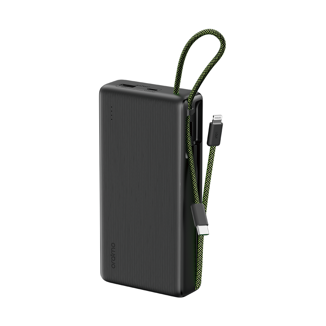 oraimo PowerNova L22 20000mAh 22.5W OPB-5205CL Type-C + Lightning · GRAPHITEBLACK