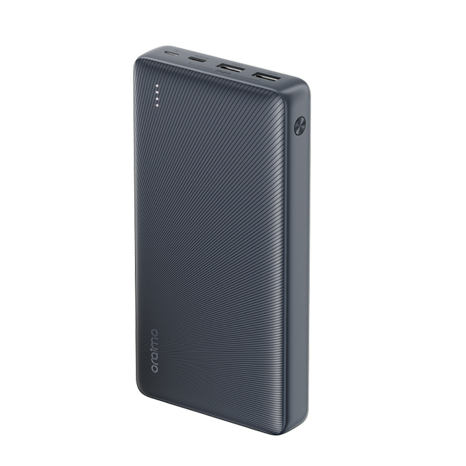 oraimo Traveler 15 Flash 20000mAh 15W Power Bank · Black
