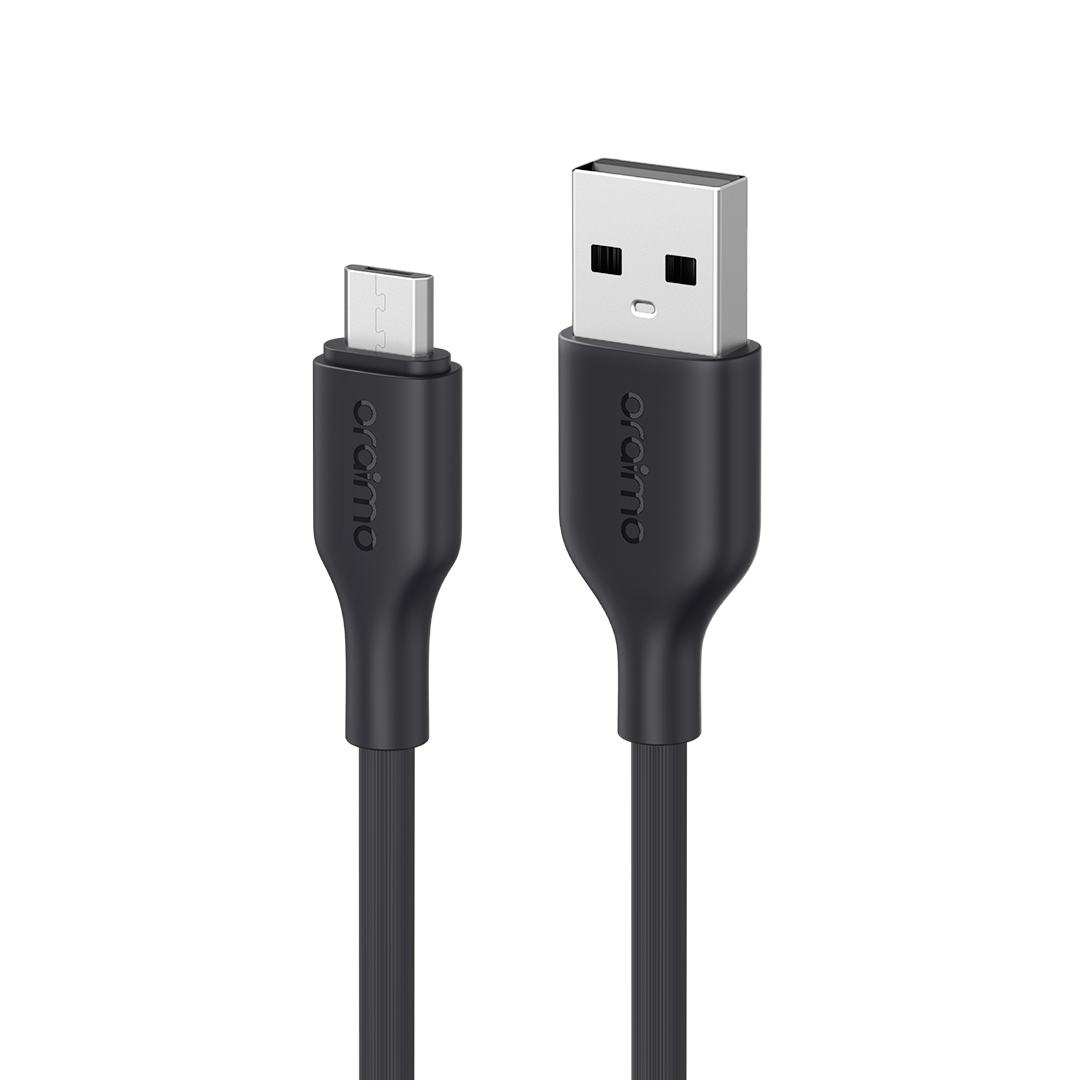 oraimo Udon 2X OCD-114M2 2m USB-A to Micro-USB cable · Black