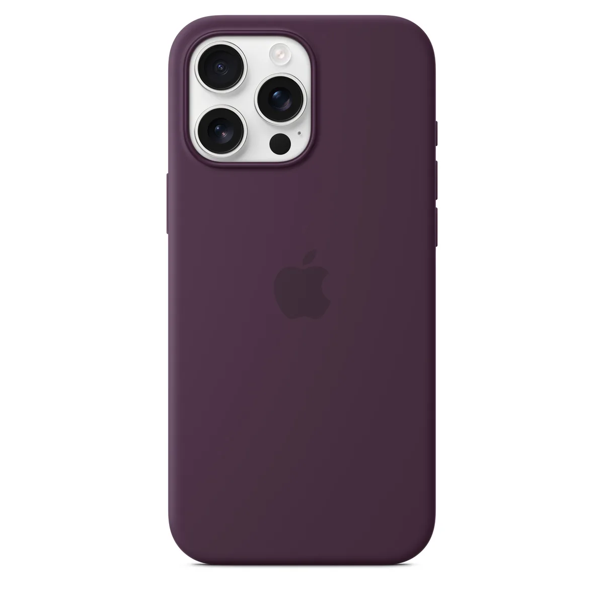 Apple iPhone 16 Pro Max Silicone Case with MagSafe · Plum