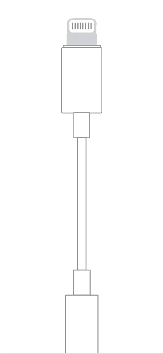 Apple Lightning to 3.5 mm Headphone Jack Adapter