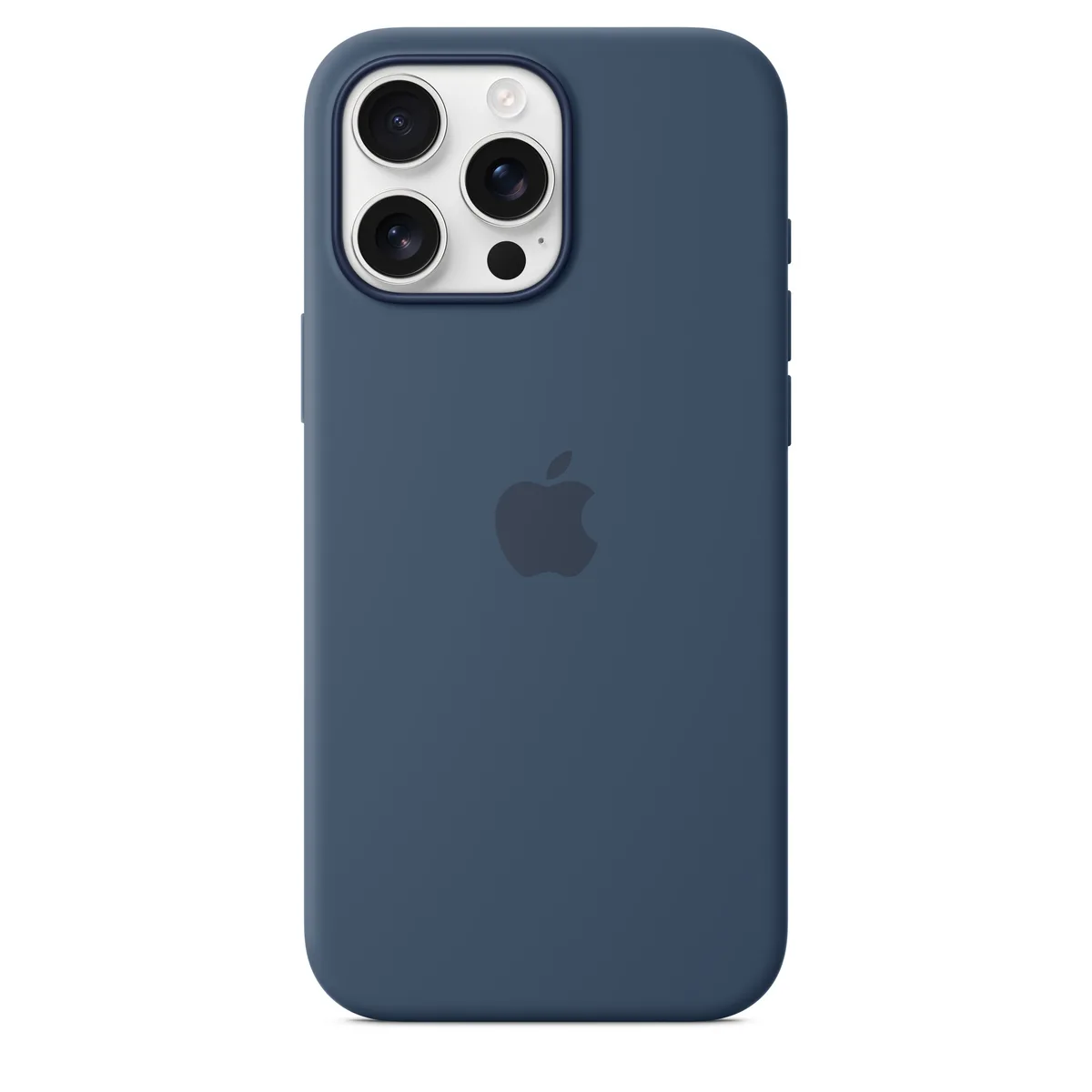 Apple iPhone 16 Pro Max Silicone Case with MagSafe · Denim