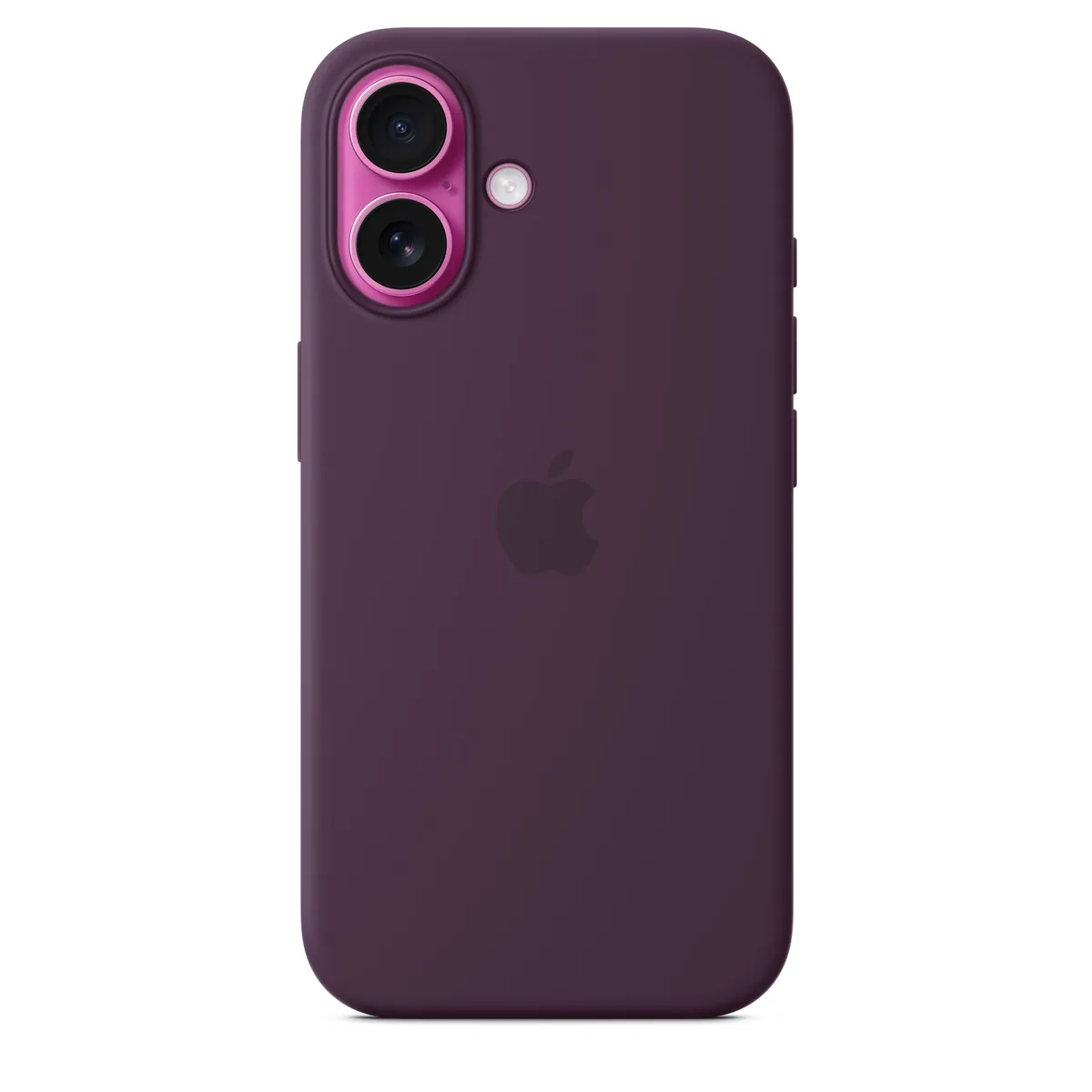 Apple iPhone 16 Silicone Case with MagSafe · Plum