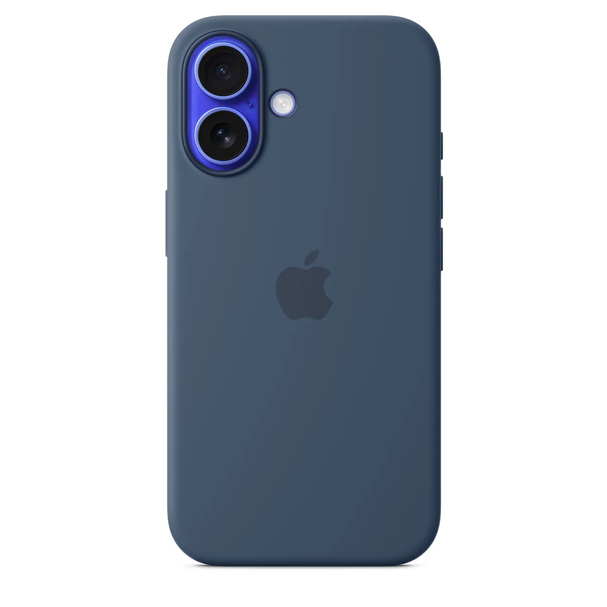 Apple iPhone 16 Silicone Case with MagSafe · Denim