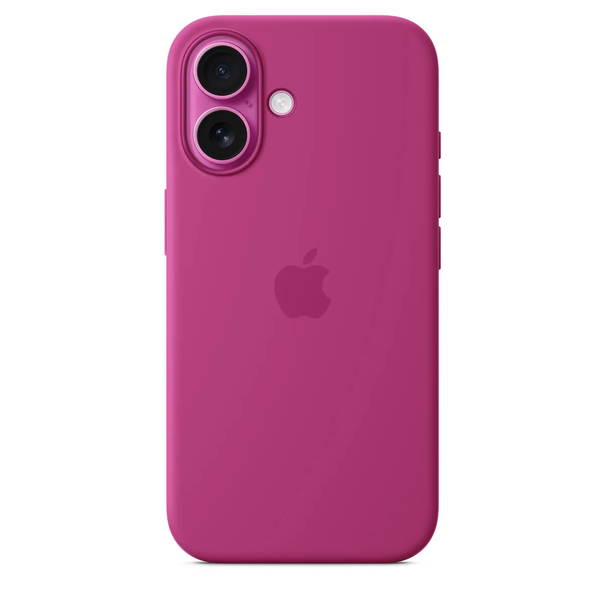 Apple iPhone 16 Silicone Case with MagSafe · Fuchsia