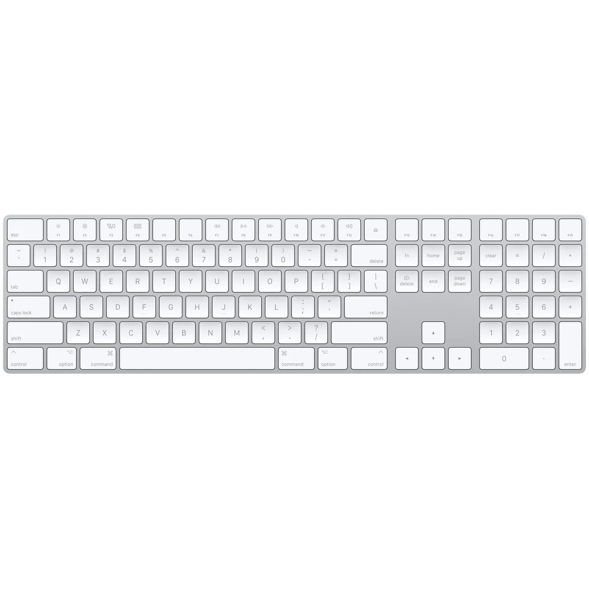 Apple Magic Keyboard with Numeric Keypad (US English, Lightning) · Silver