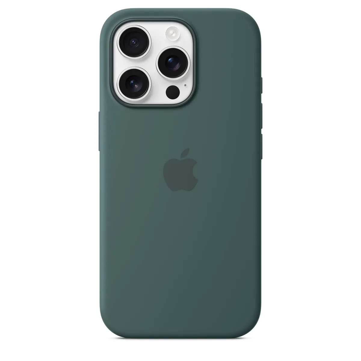 Apple iPhone 16 Pro Silicone Case with MagSafe · Lake Green