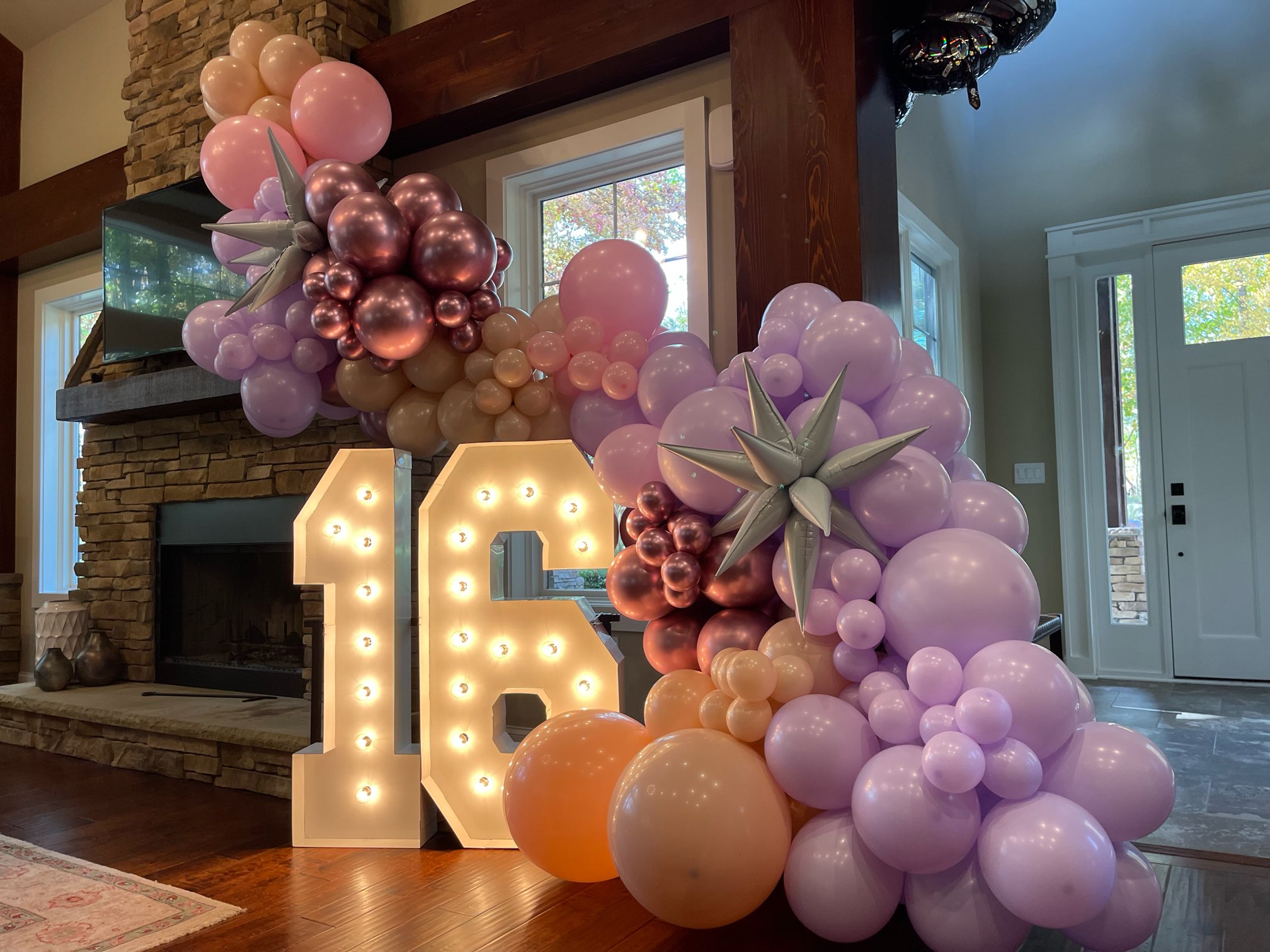 Adult birthday party setup in Pittsburgh by Party on Butler