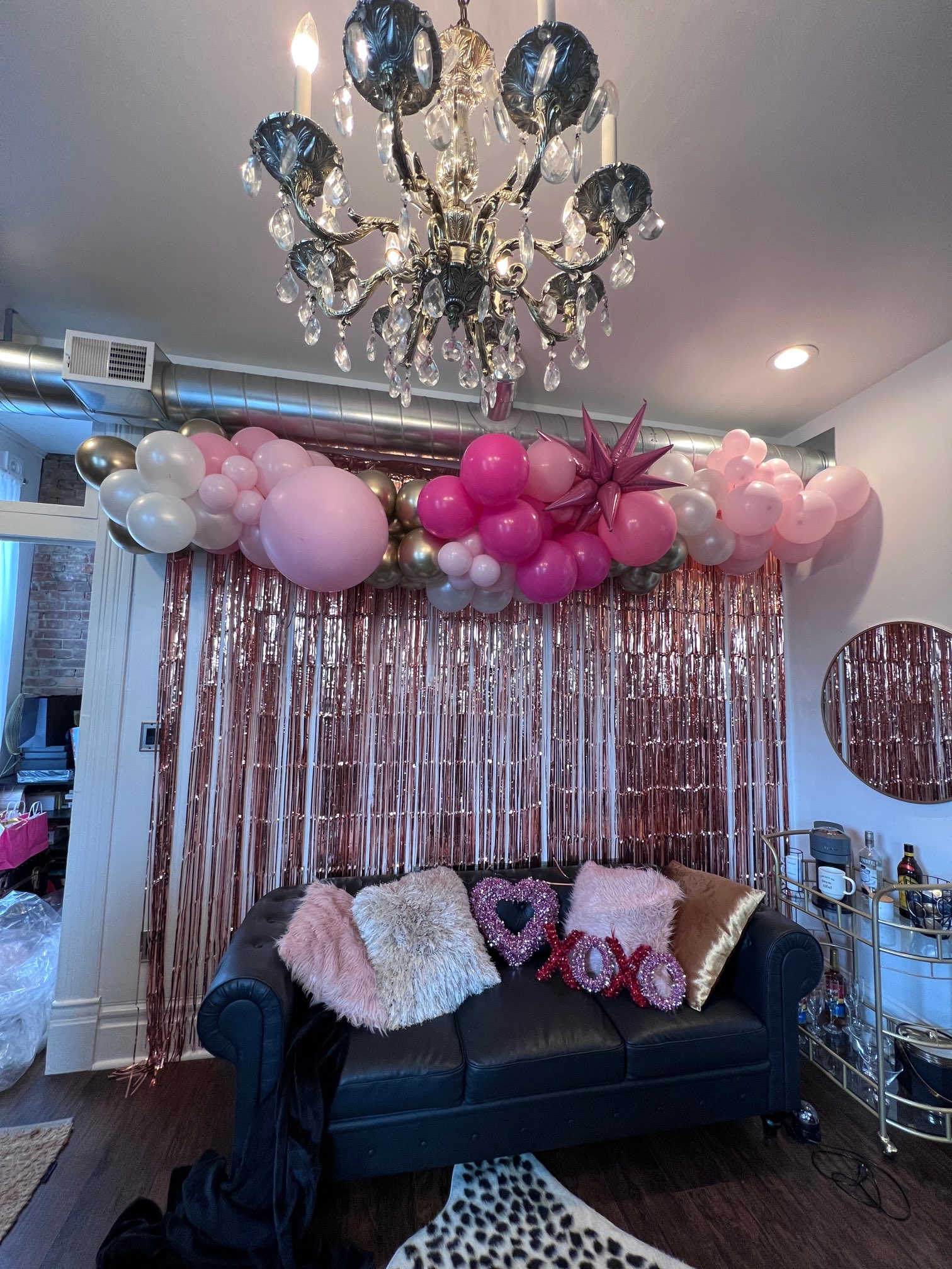 Bachelorette party setup in Pittsburgh by Party on Butler