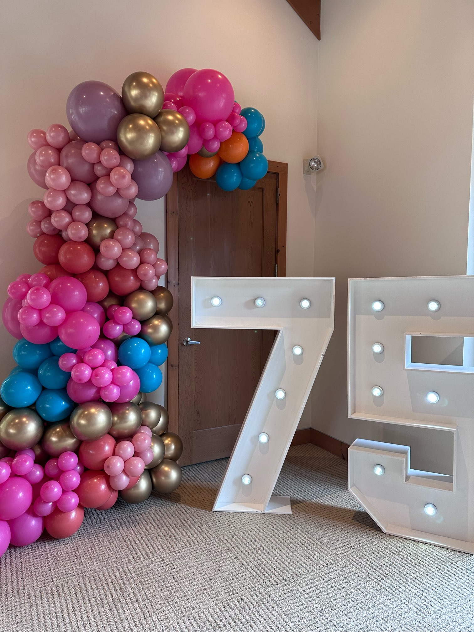 Adult birthday party setup in Pittsburgh by Party on Butler