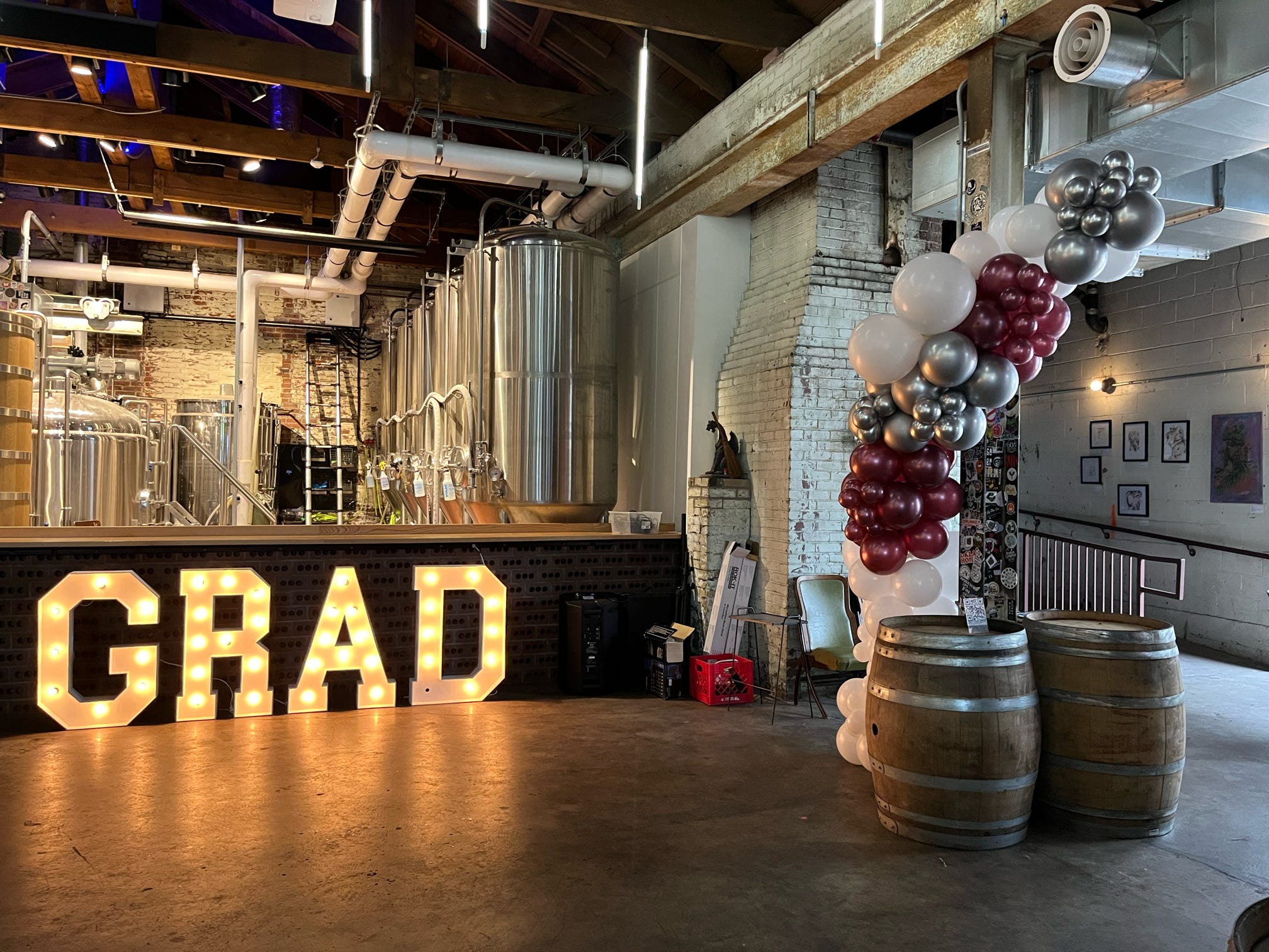 Graduation party decor by Party on Butler