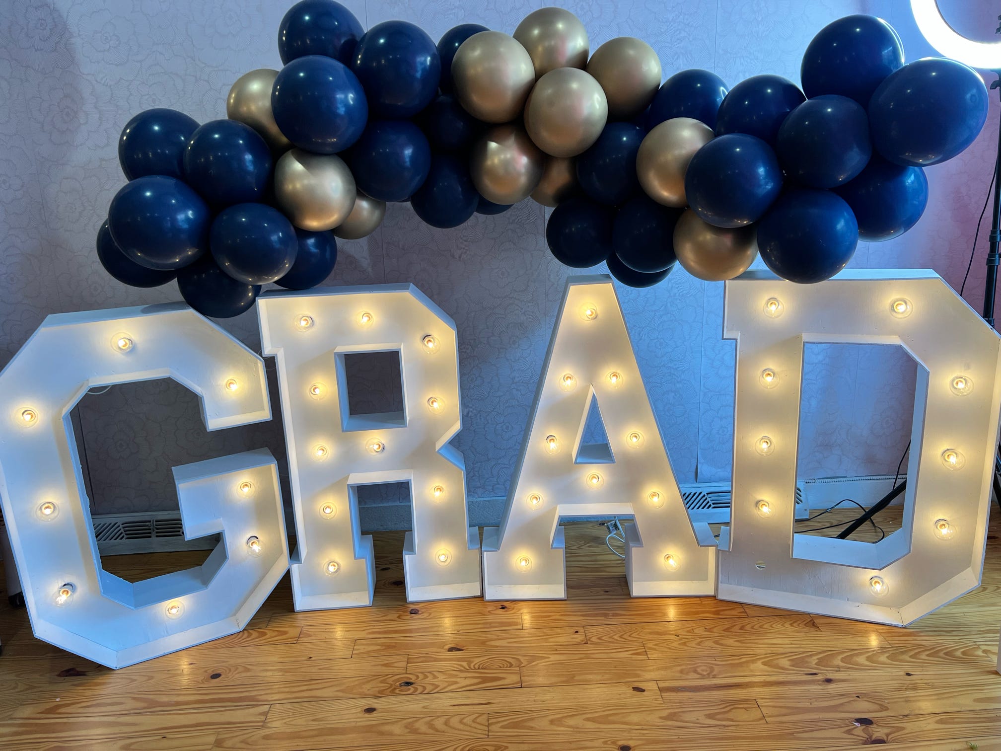 Graduation party setup in Pittsburgh