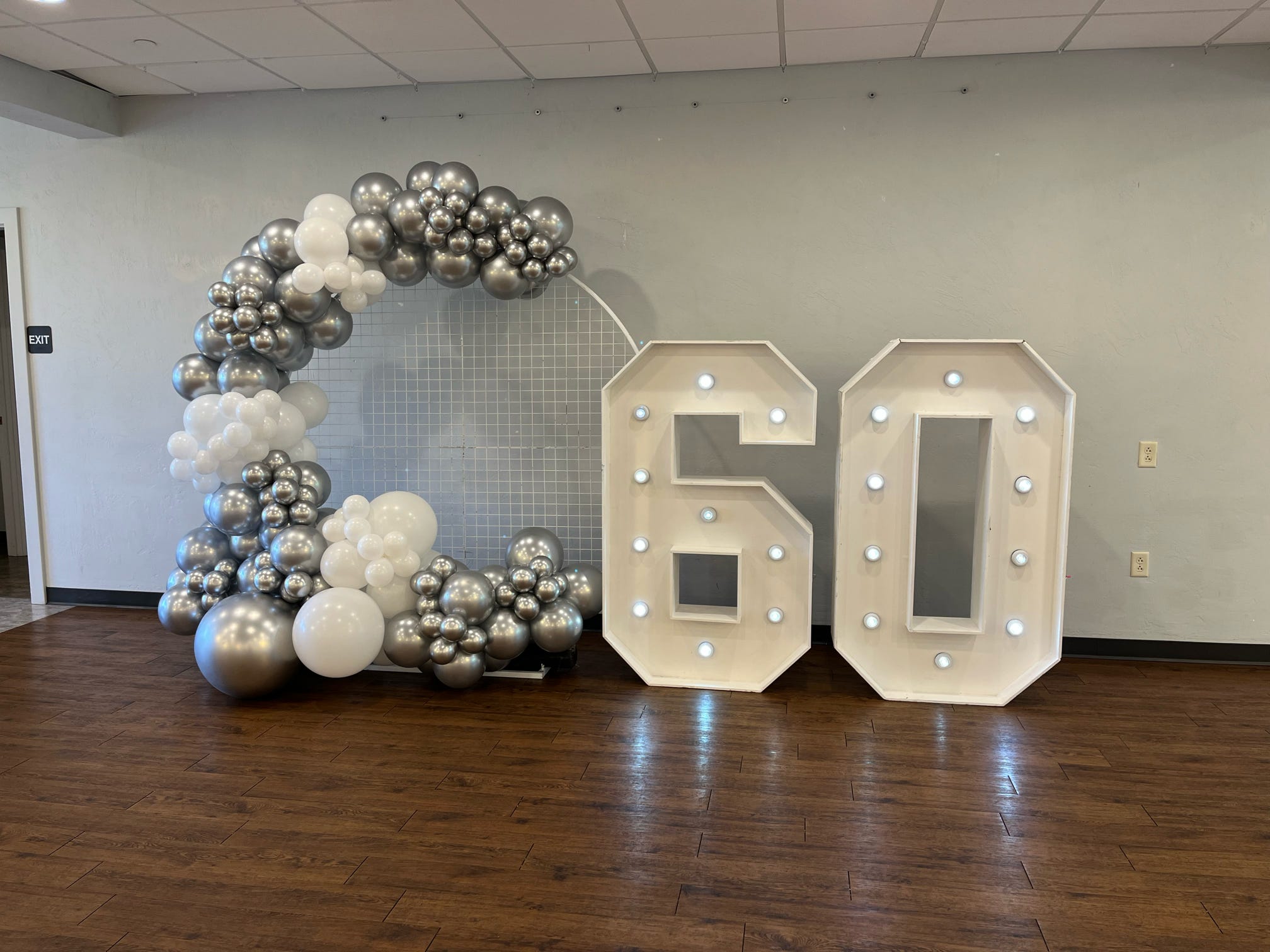 Adult birthday party setup in Pittsburgh by Party on Butler