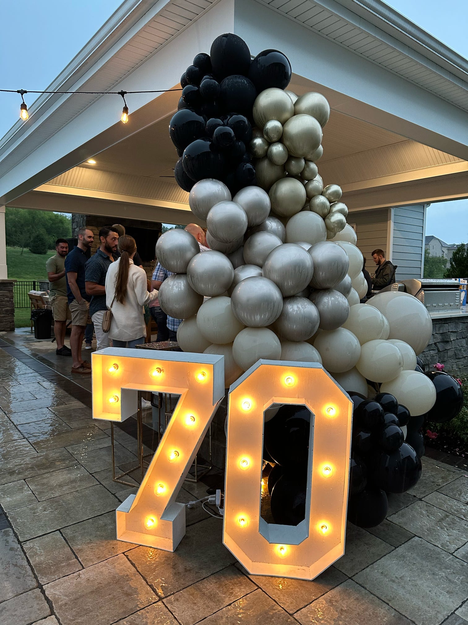 Adult birthday party setup in Pittsburgh by Party on Butler
