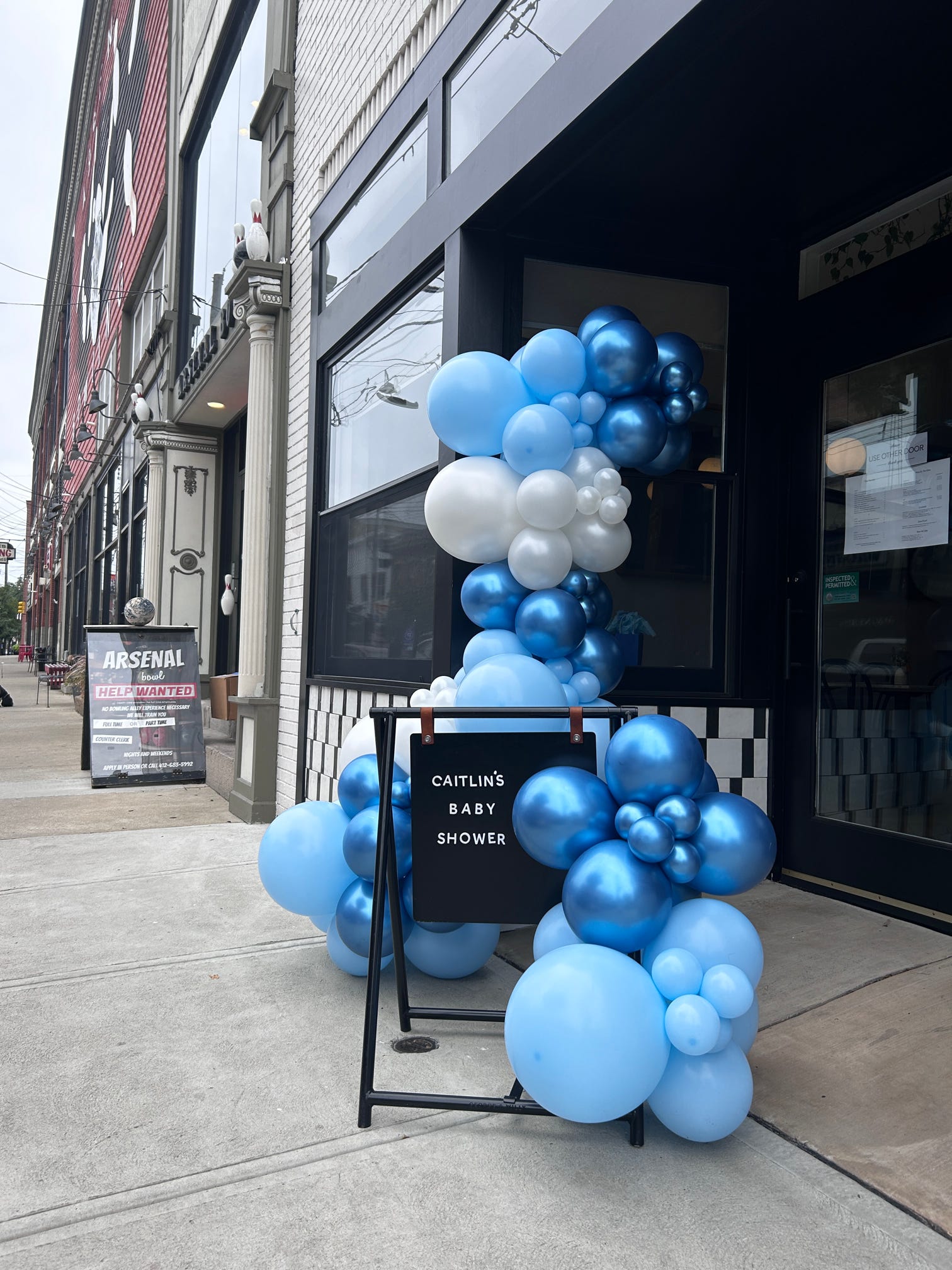 Baby shower setup in Pittsburgh by Party on Butler