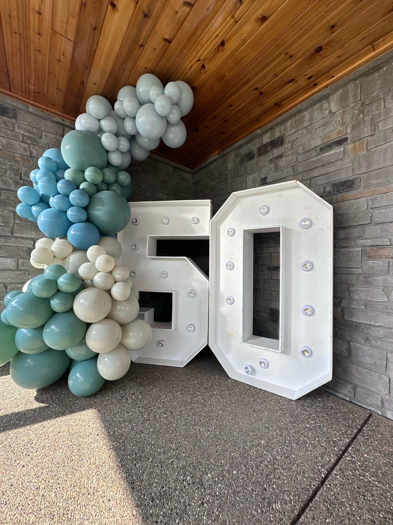 Adult birthday party decor by Party on Butler