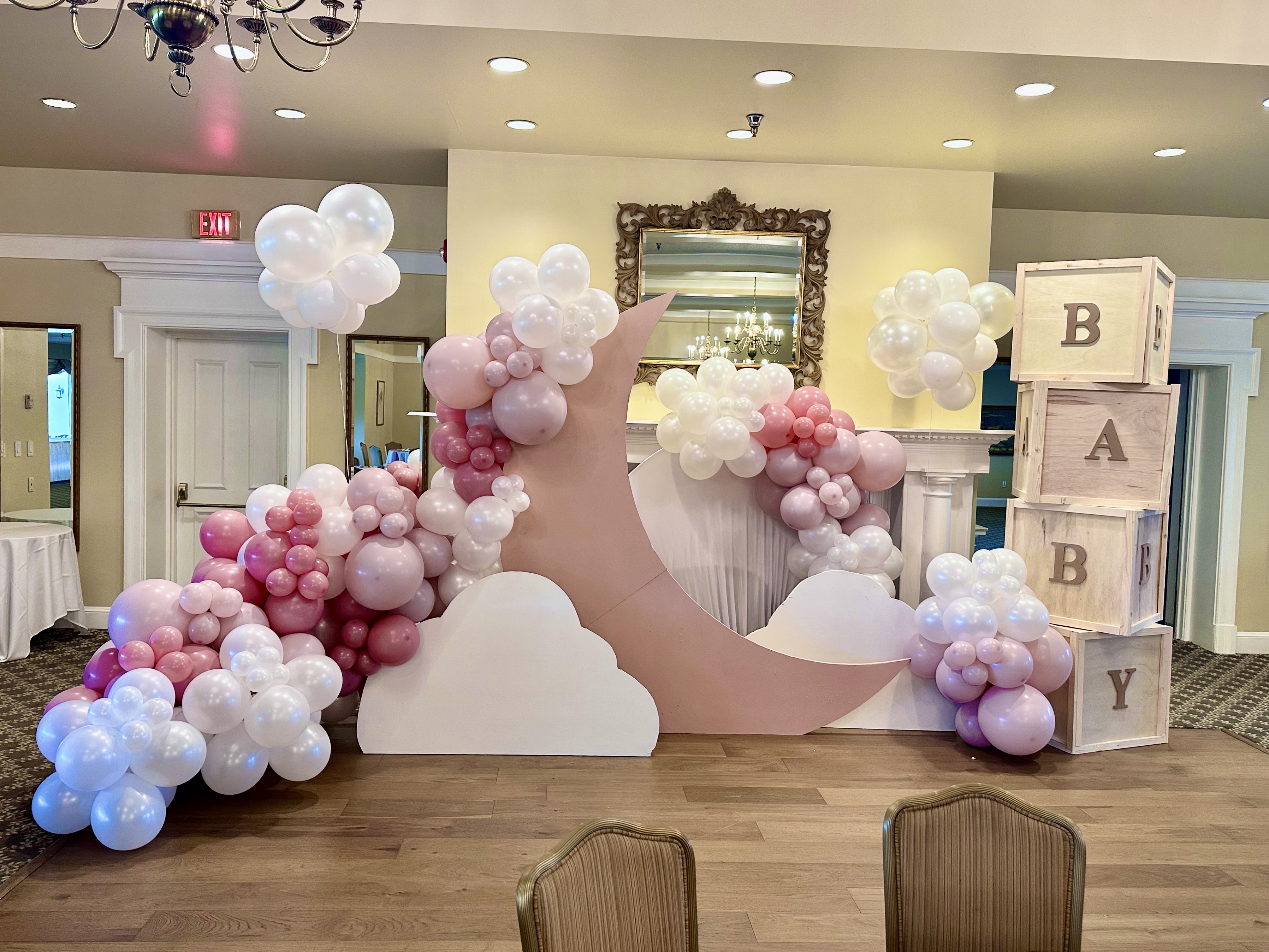Baby shower decor by Party on Butler
