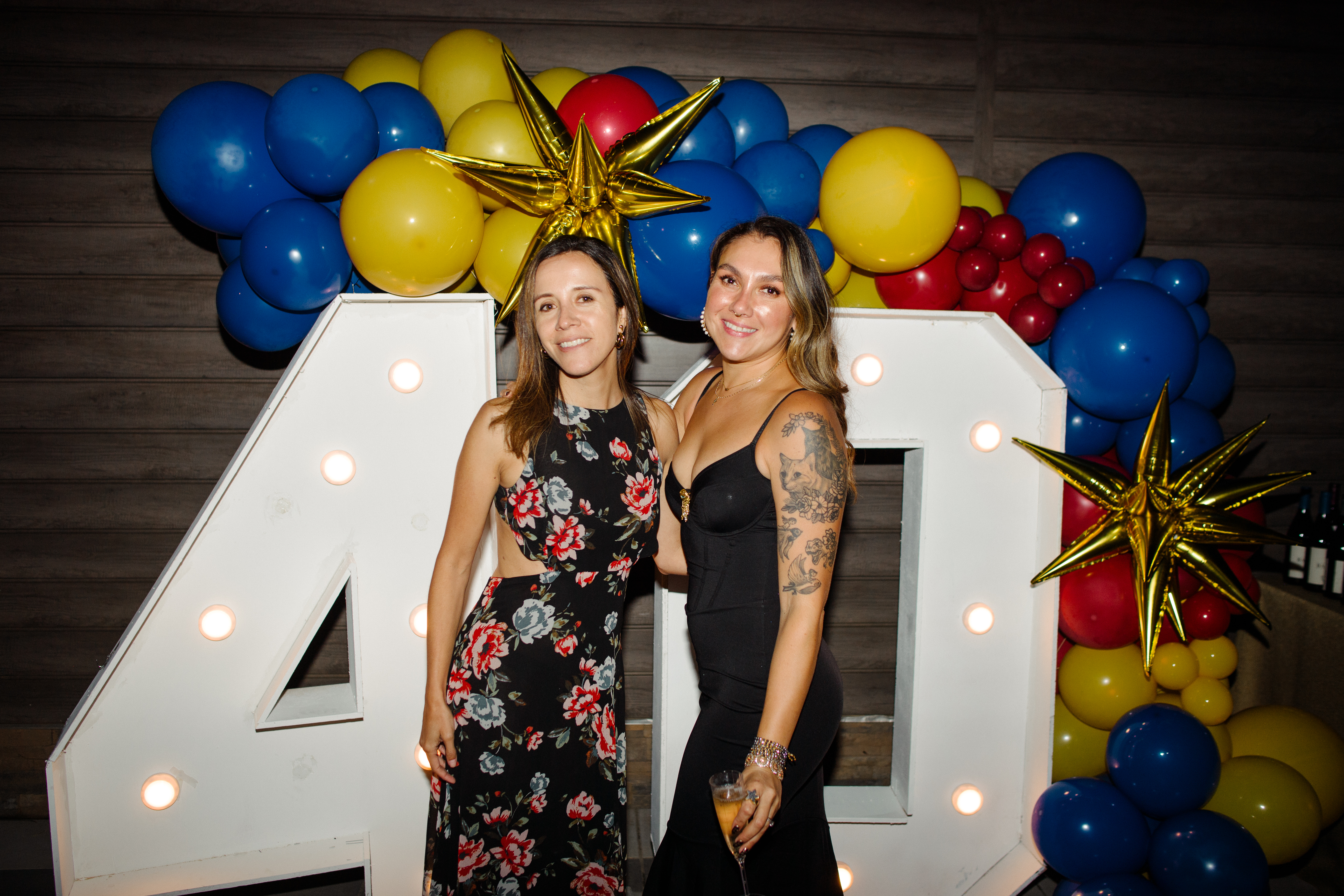 Adult birthday party decor by Party on Butler