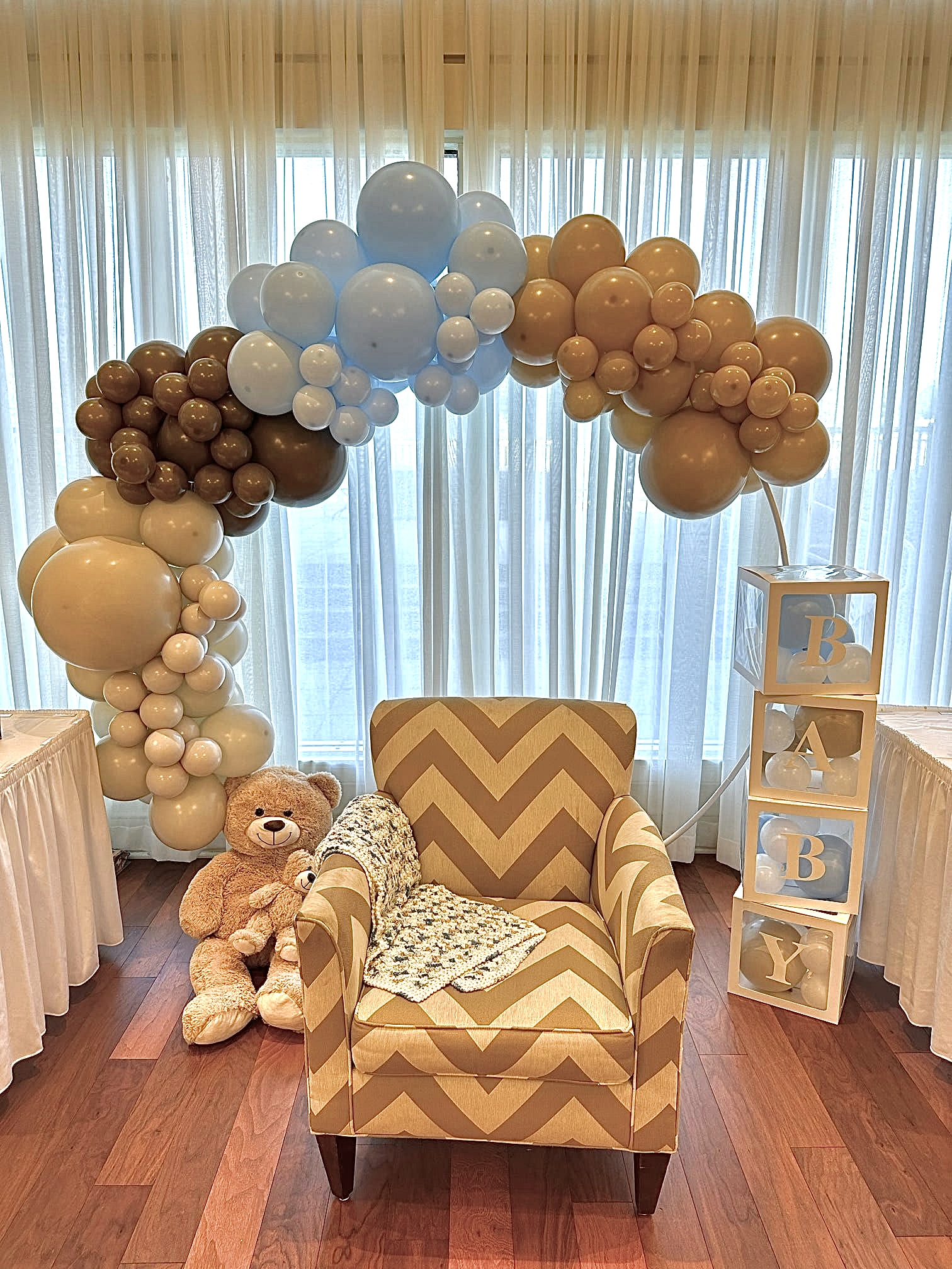Baby shower decor by Party on Butler