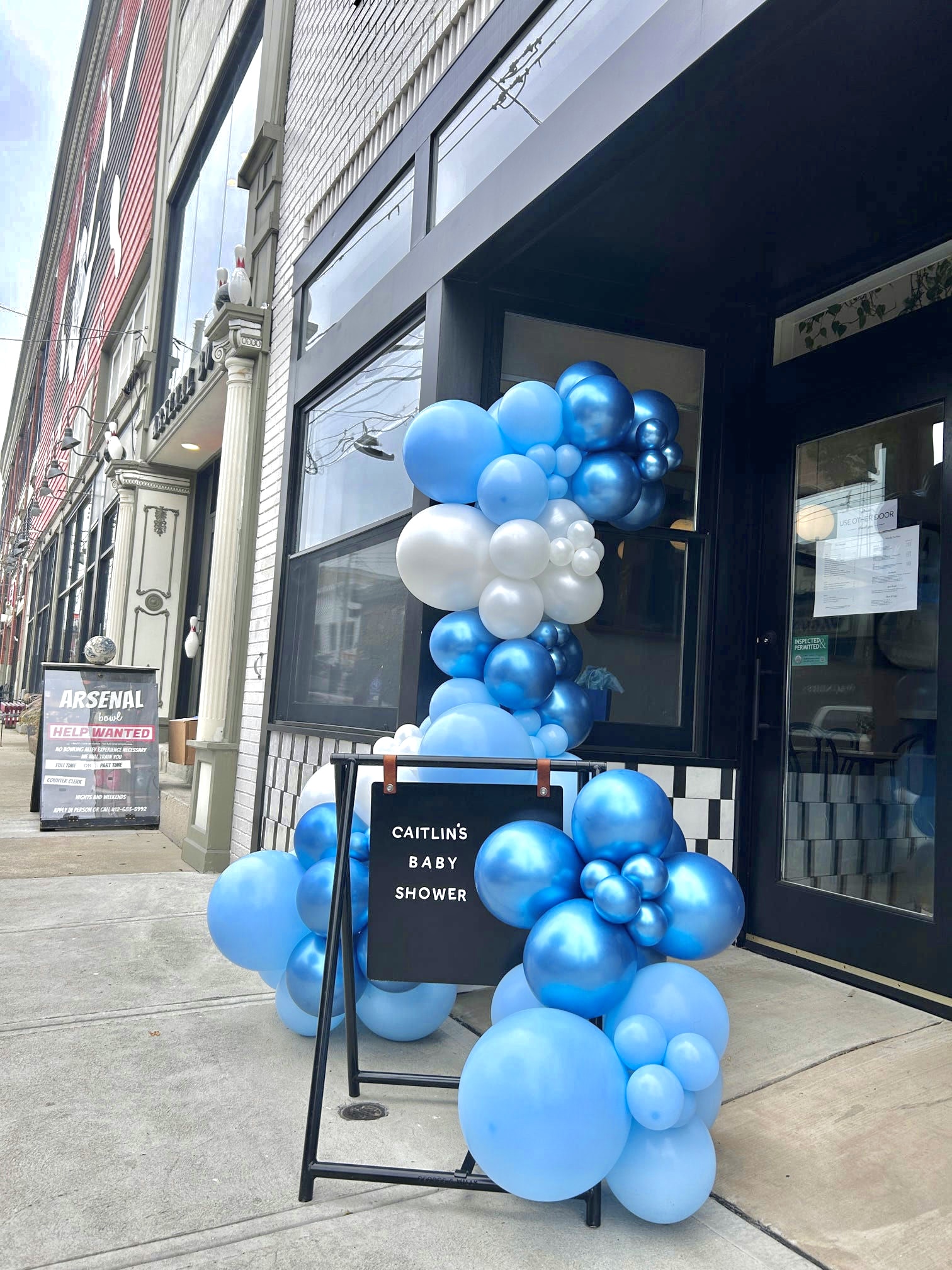 Baby shower decor by Party on Butler