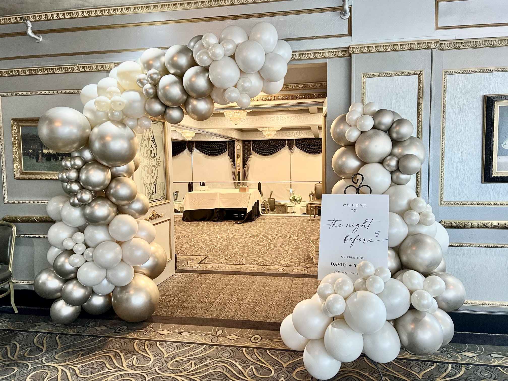 Pittsburgh wedding reception styling