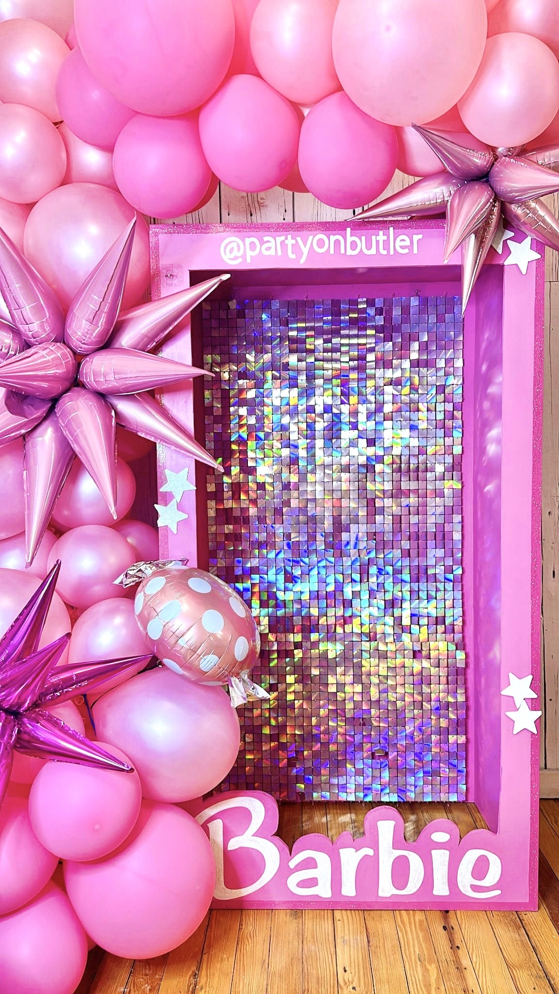 Bachelorette party decor by Party on Butler