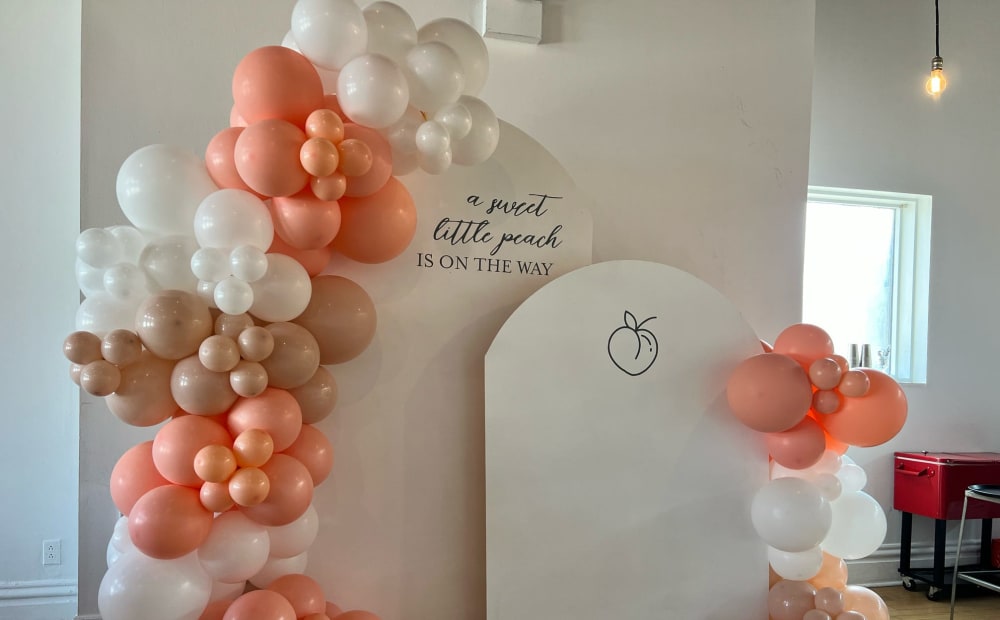 Custom balloon installation by Party on Butler for a Upper St. Clair celebration
