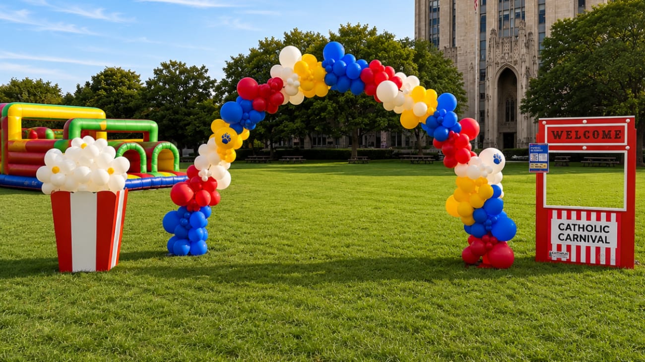 Custom balloon installation styled by Party on Butler at a Pittsburgh celebration