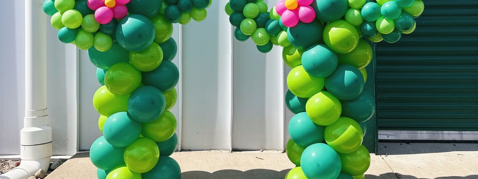 Custom balloon installation by Party on Butler