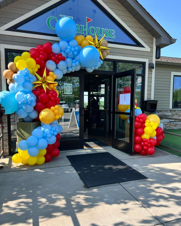 Full-scale balloon installation by Party on Butler