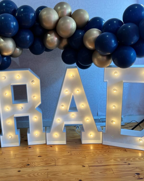 Graduation decor by Party on Butler