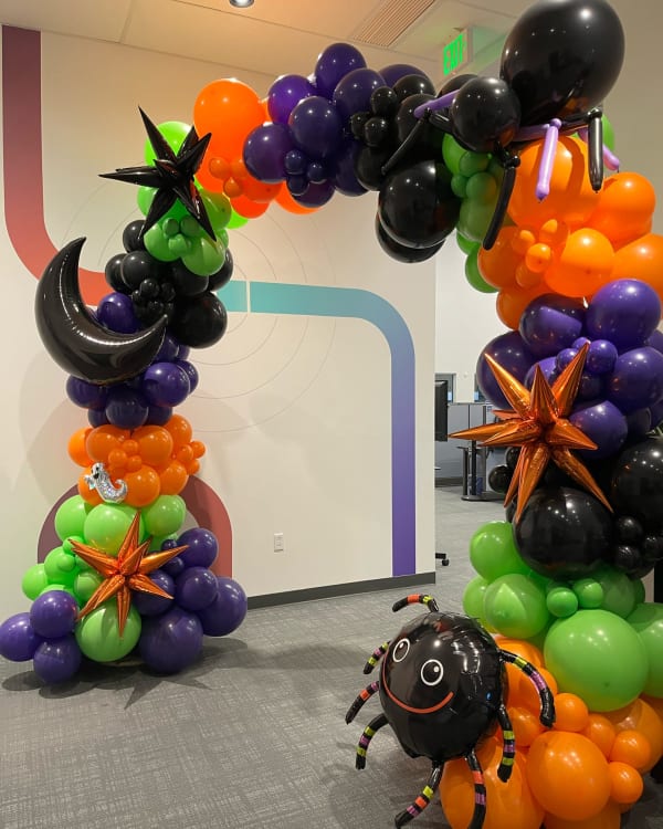 Halloween balloon install in Pittsburgh by Party on Butler