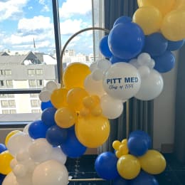 Organic balloon garland
