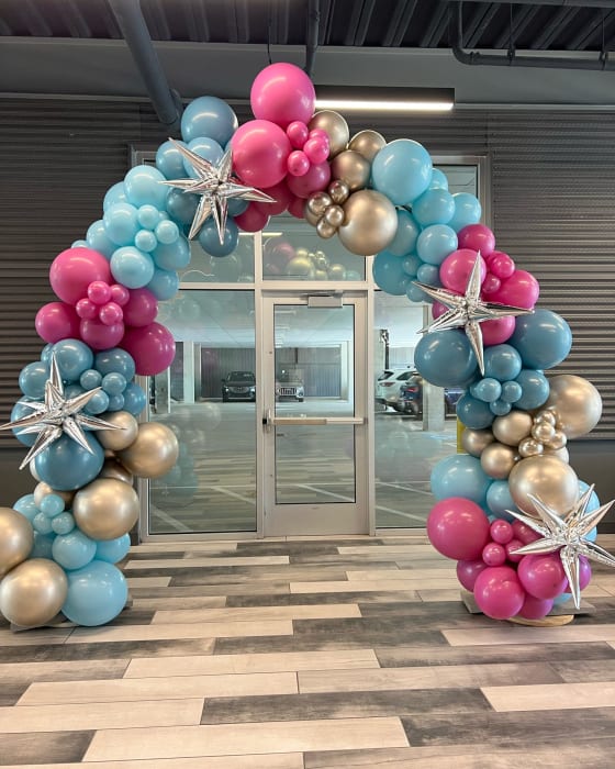 25ft Balloon Arch by Party on Butler in Pittsburgh