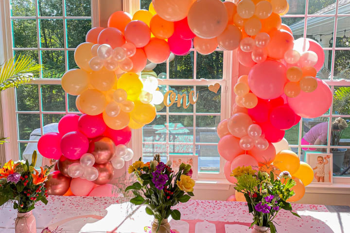 18ft balloon arch by Party on Butler in Pittsburgh