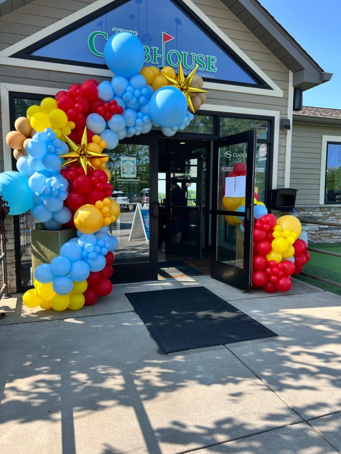 Full-scale balloon installation by Party on Butler