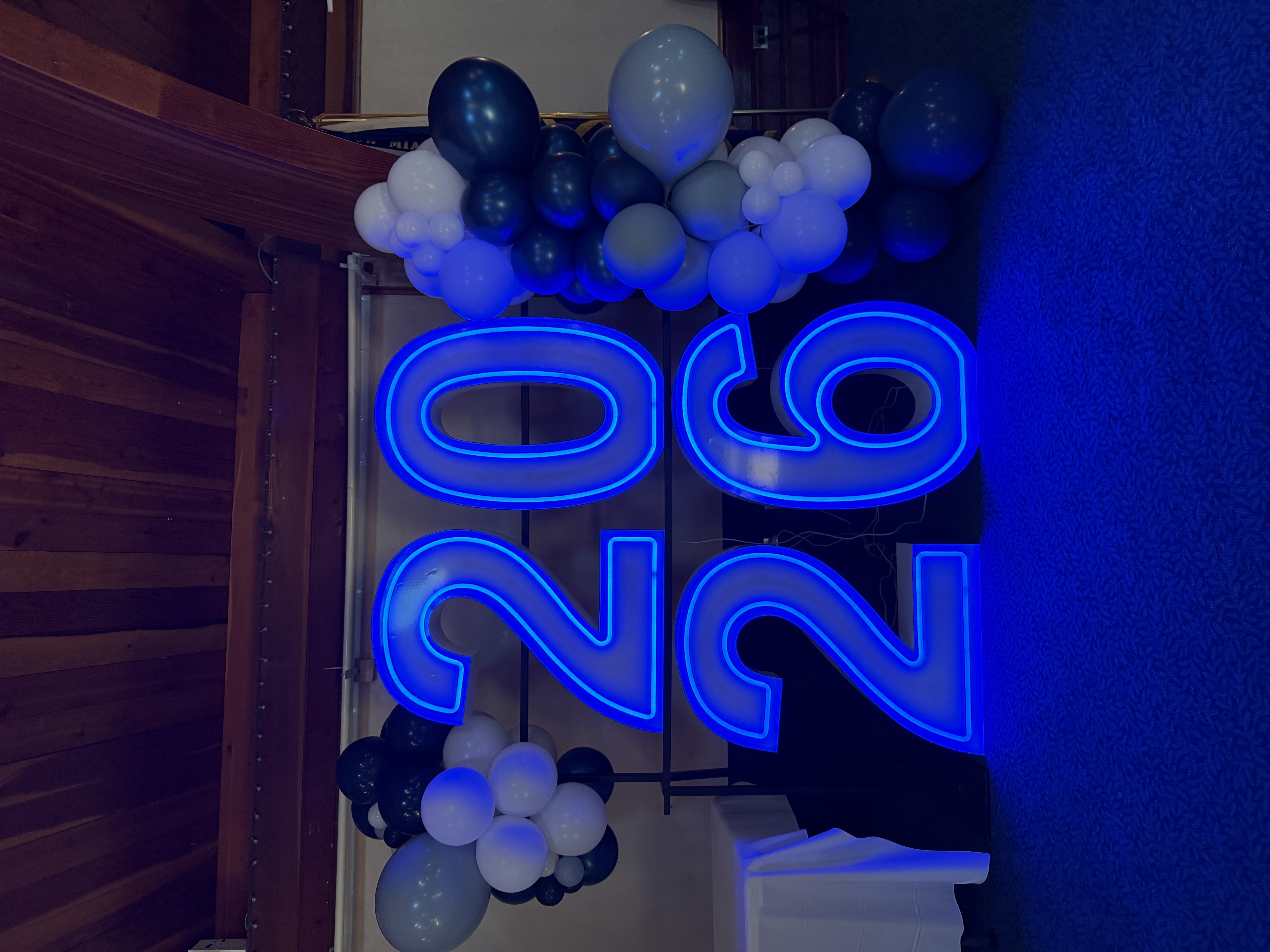 Neon LED marquee letters — Birthday Marquee Letters by Party on Butler