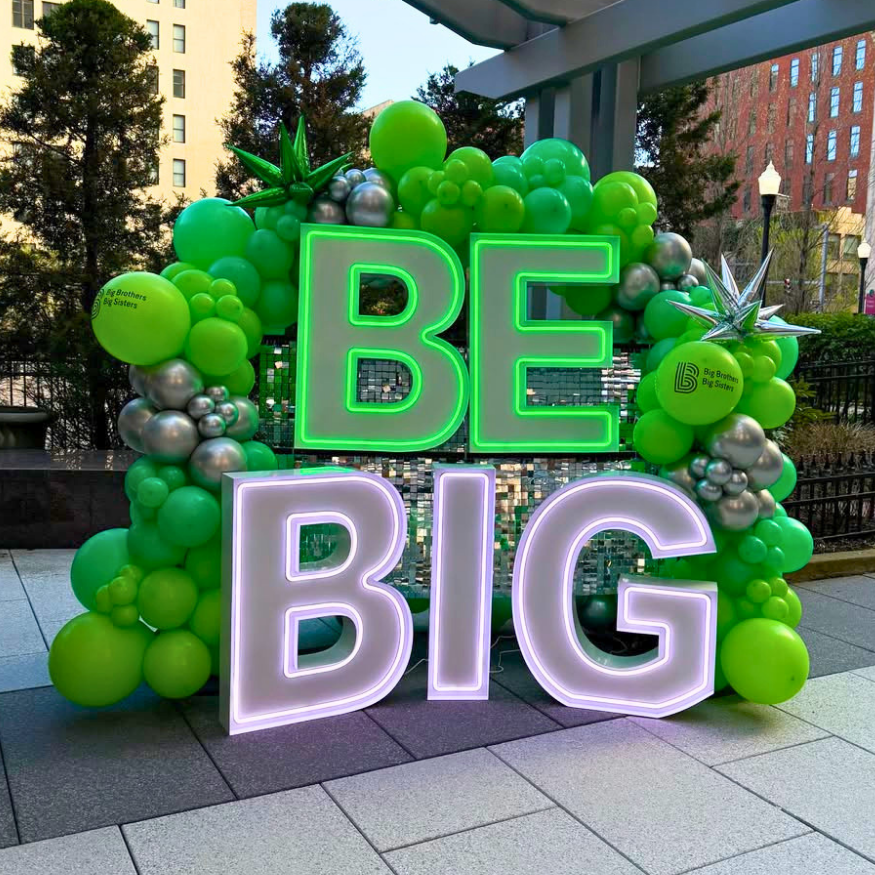 Marquee Letters by Party on Butler