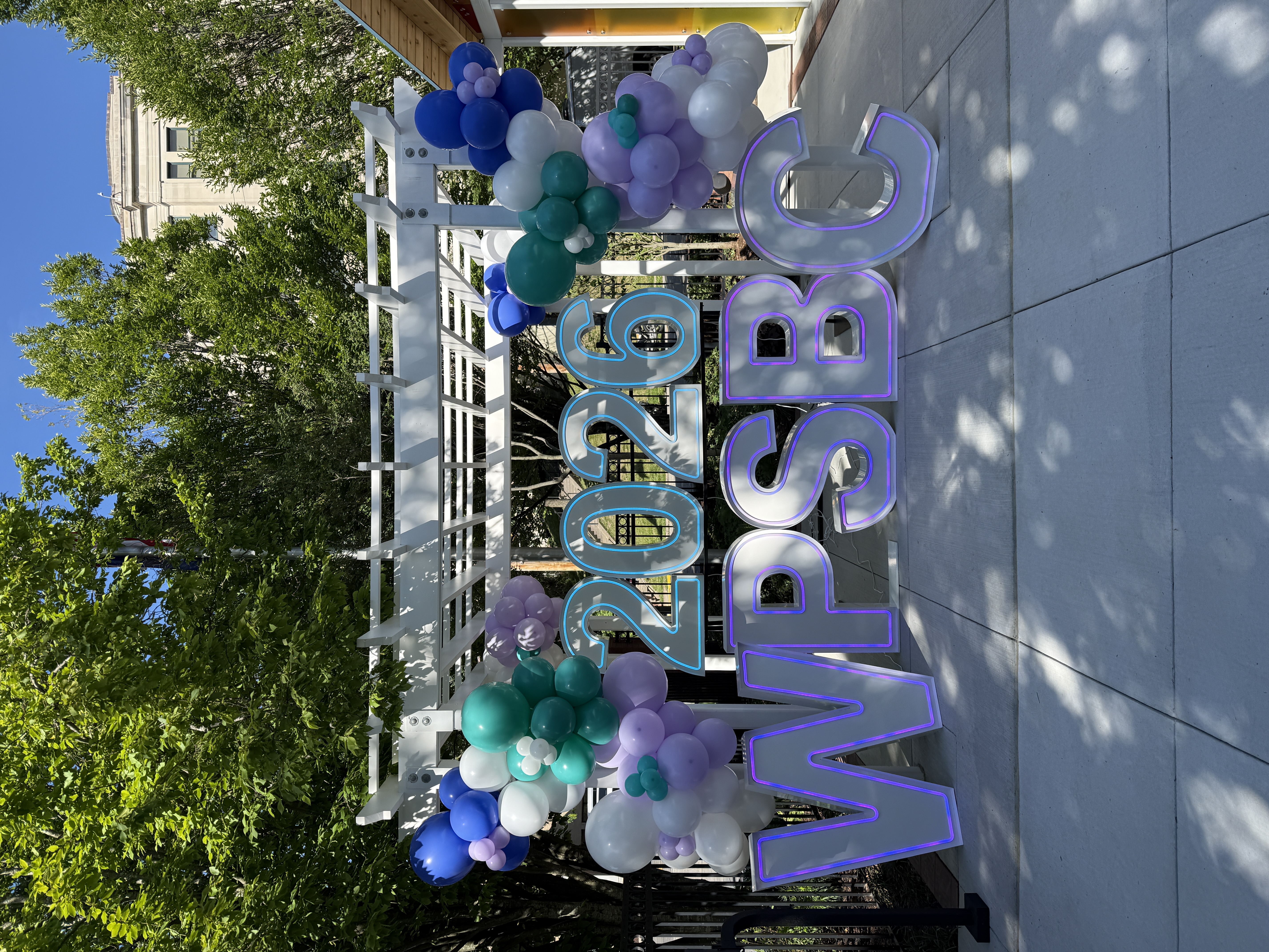 Neon LED marquee letters — Graduation Marquee Letters by Party on Butler