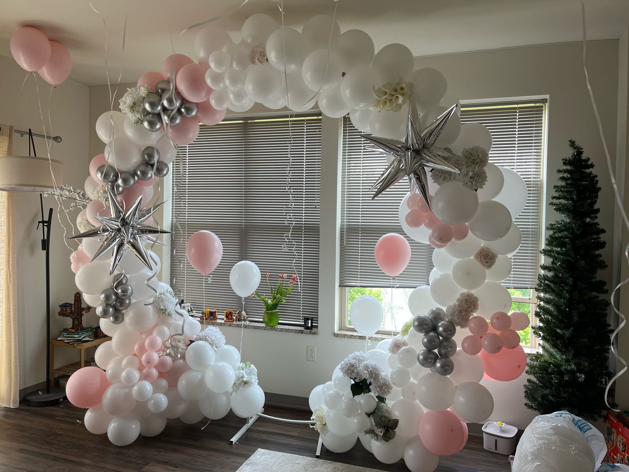 Balloon installation by Party on Butler at a Pittsburgh event