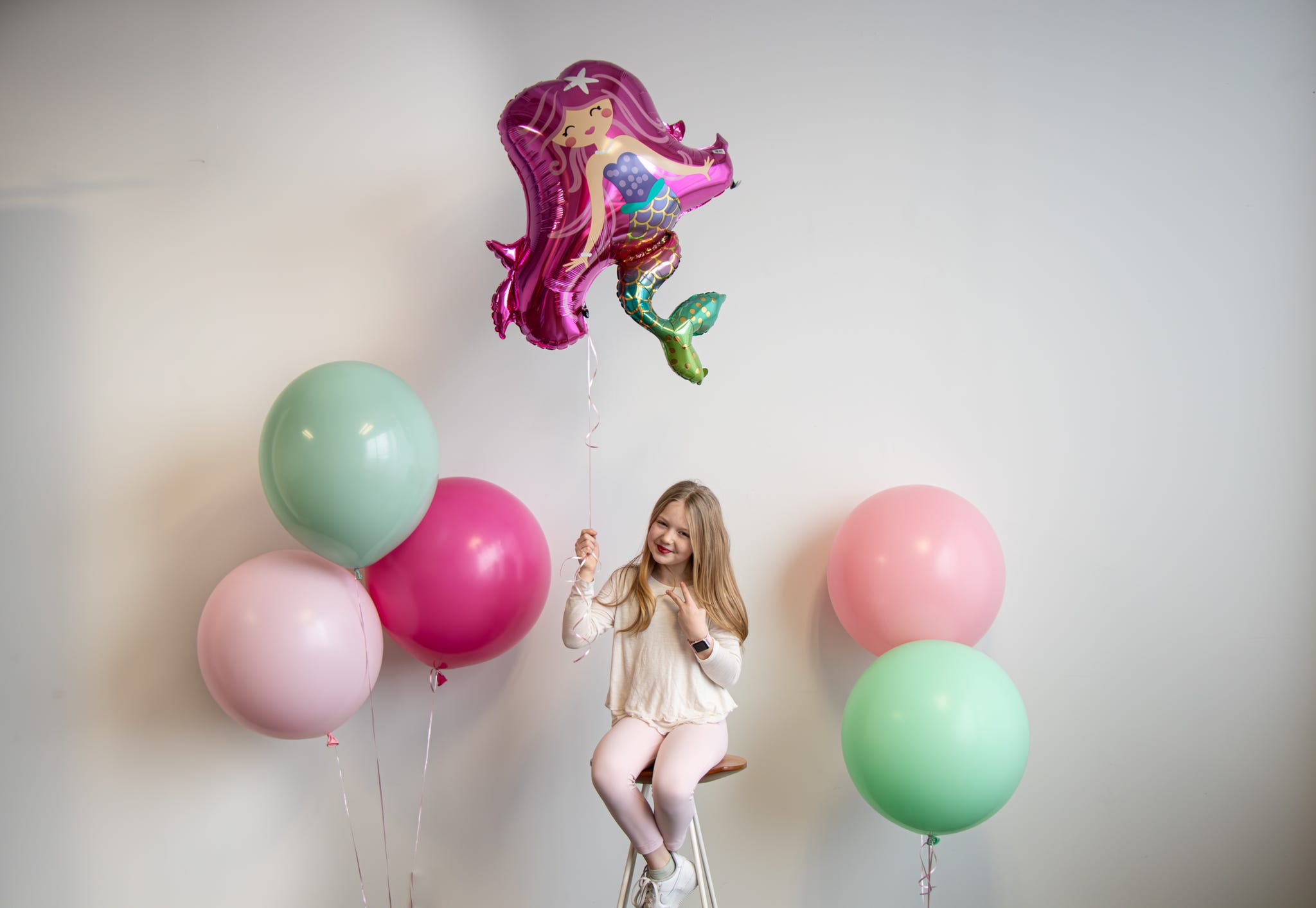 Kids birthday balloon display by Party on Butler in Pittsburgh