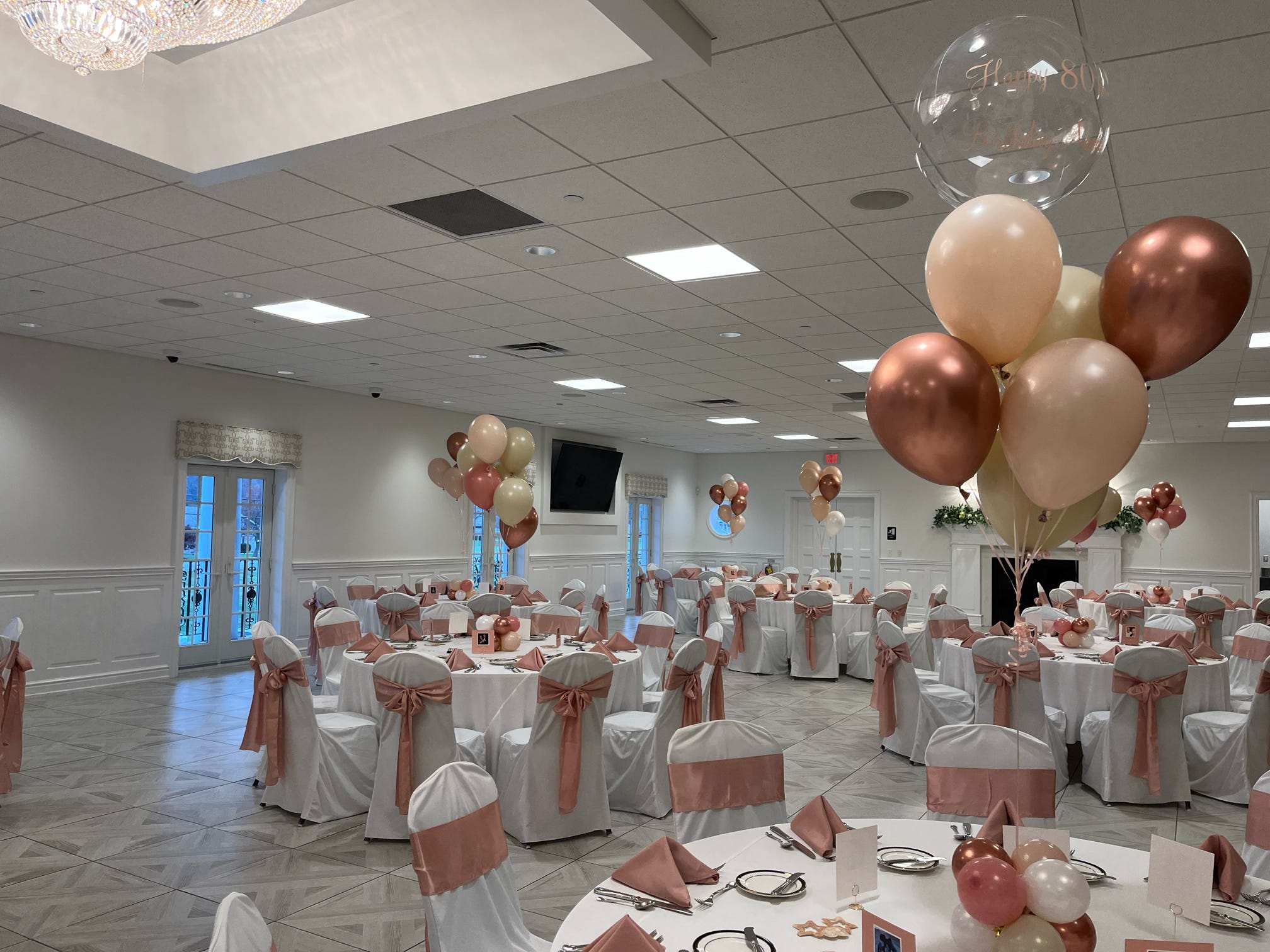 Custom balloon garland by Party on Butler in Pittsburgh