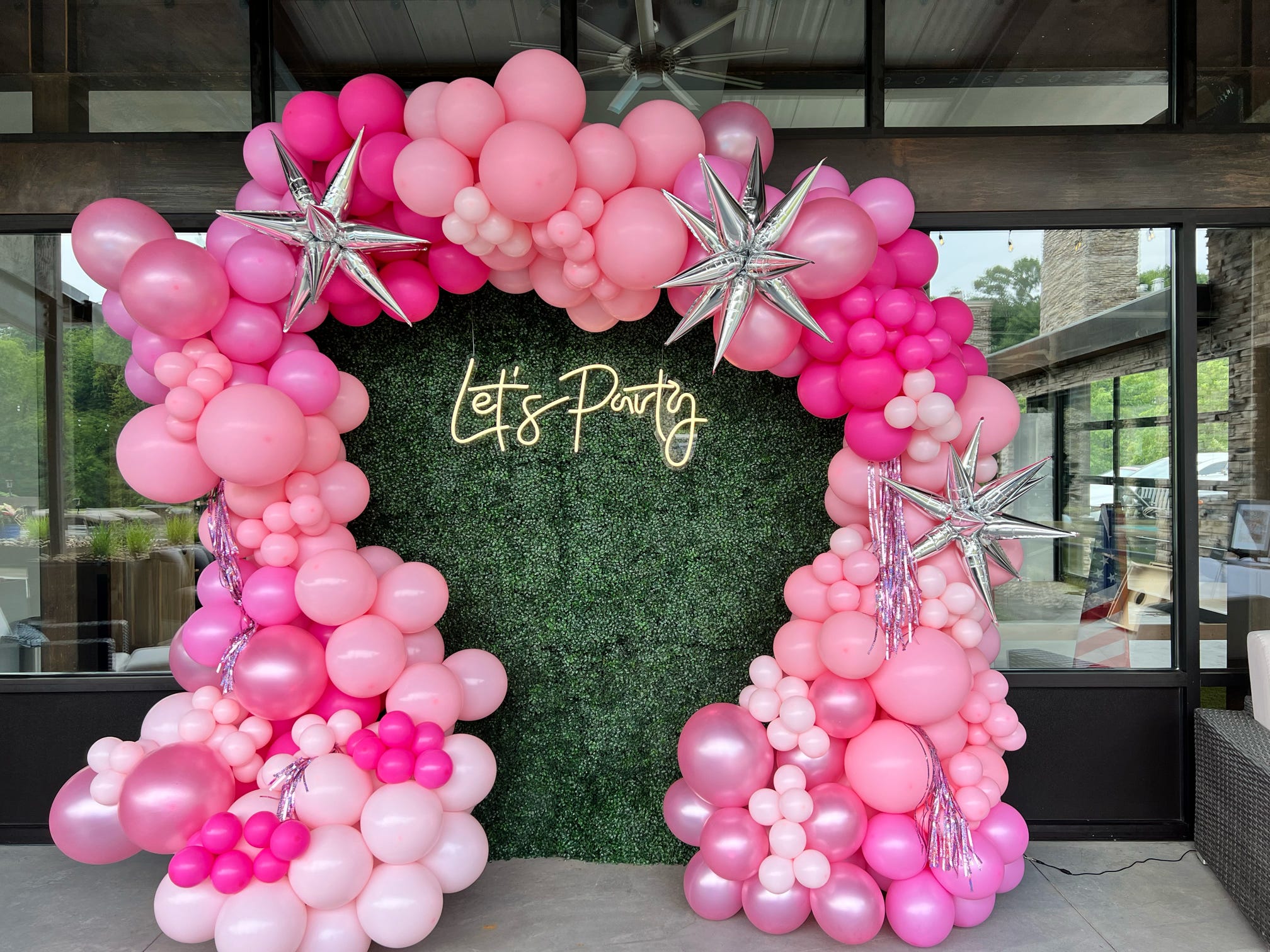 Balloon installation by Party on Butler at a Pittsburgh event