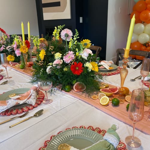 Event floral arrangements add-on