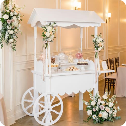 Dessert cart rental add-on