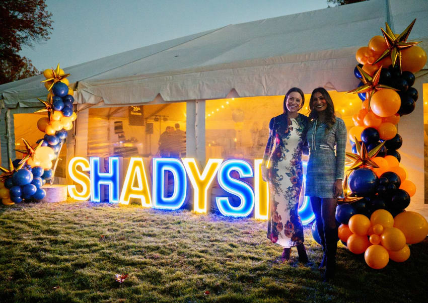 Shadyside Academy homecoming LED marquee letters by Party on Butler